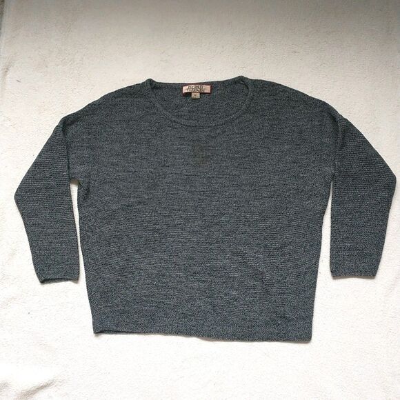 Beyond Threads Sweater Pullover Womens M Gray Alpaca Wool Lagenlook Relaxed Fit - Picture 7 of 10